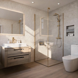 Bathroom remodeling Los Angeles shower and tile upgrade